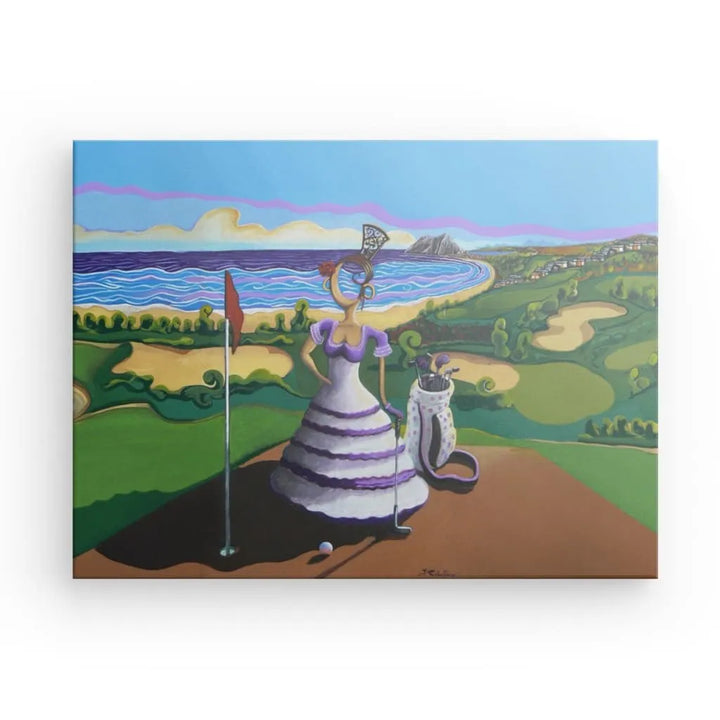 N18 - Landscape - Traditional Golf - Costa del Sol - Canvas - Arte Caballero