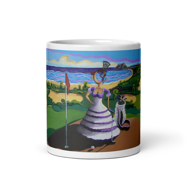 N18 - Traditional Golf - Costa del Sol - Mug Panorama - Arte Caballero