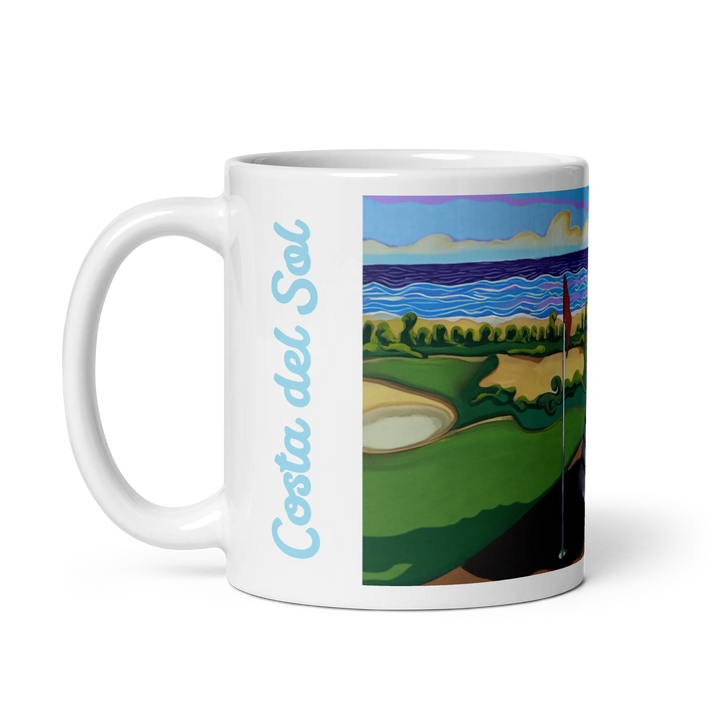 N18 - Traditional Golf - Costa del Sol - Mug Panorama - Arte Caballero