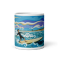 Load image into Gallery viewer, N204 - Surfing - El Palmar - Mug Panorama - Arte Caballero
