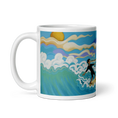 Load image into Gallery viewer, N204 - Surfing - El Palmar - Mug Panorama - Arte Caballero
