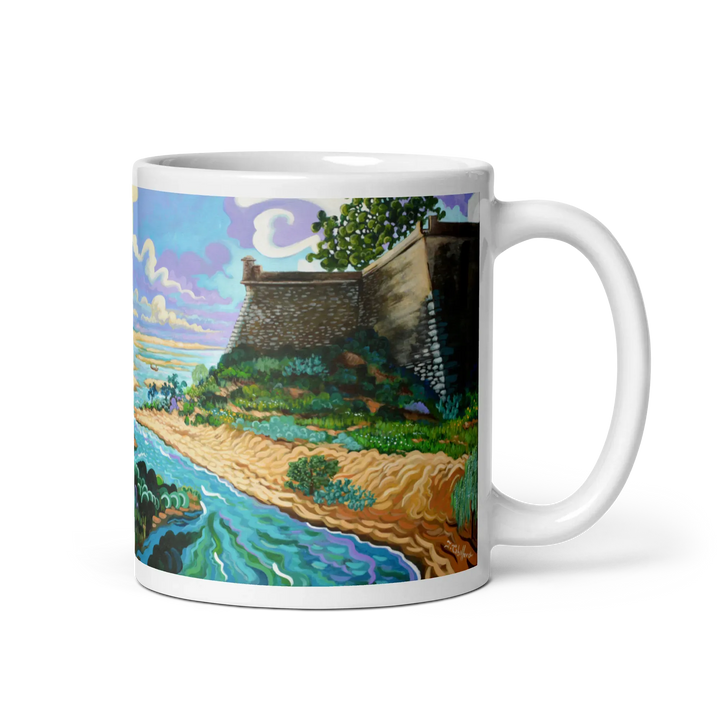 N211 - Cacela Velha - Algarve - Mug Panorama - Arte Caballero