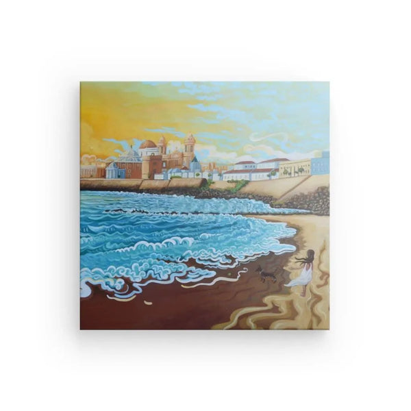 N212 - Cadiz - Square Canvas - Arte Caballero