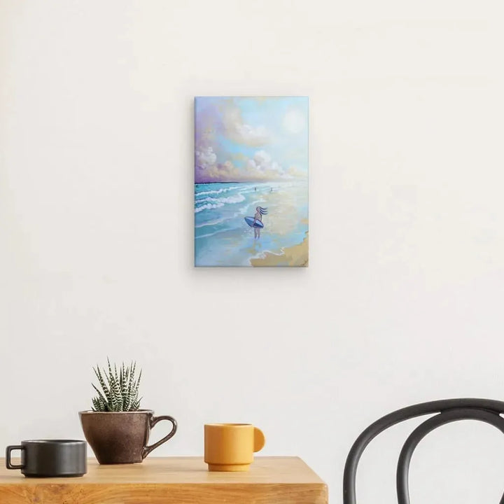 N213 - Atlantic Surf -Girl - Canvas - Arte Caballero