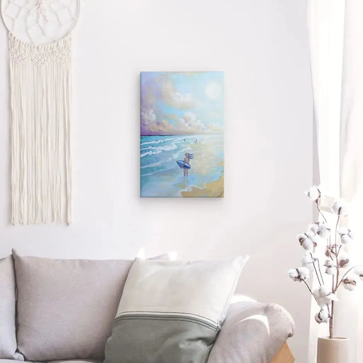 N213 - Atlantic Surf -Girl - Canvas - Arte Caballero