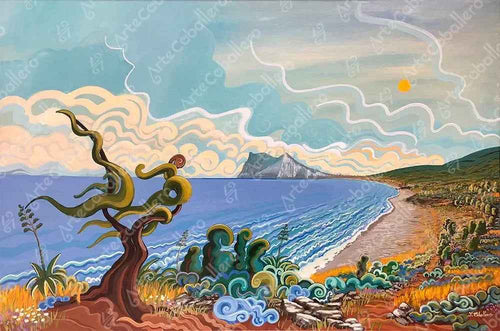 N25 - Wind des Poniente - (Westwind) - Leinwand