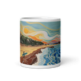 Load image into Gallery viewer, N28 - Atlanterra- Zahara Beach - Mug Panorama - Arte Caballero
