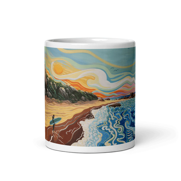 N28 - Atlanterra- Zahara Beach - Mug Panorama - Arte Caballero