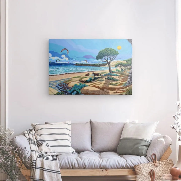 N3- Bolonia, Las playas de Tarifa - Canvas - Arte Caballero