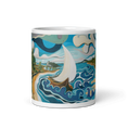 Load image into Gallery viewer, N36 - Strait of Gibraltar - Mug Panorama - Arte Caballero
