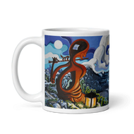 N40 - The flute player - Mug Panorama