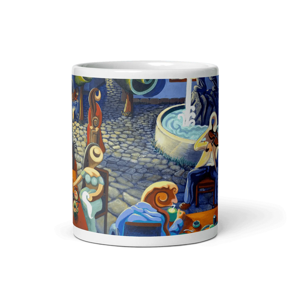 N69 - Night Melody - Mug Panorama - Arte Caballero