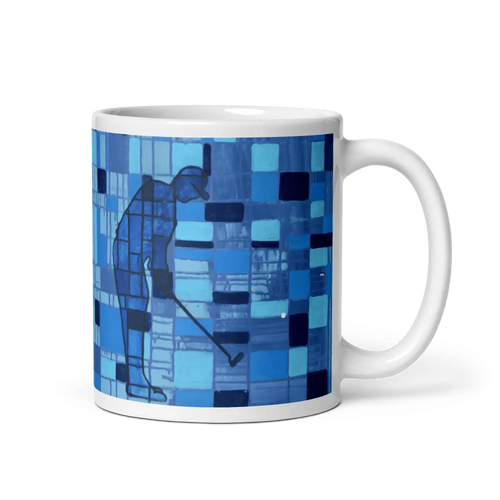 N81 - Golf - The Putt - Mug Panorama