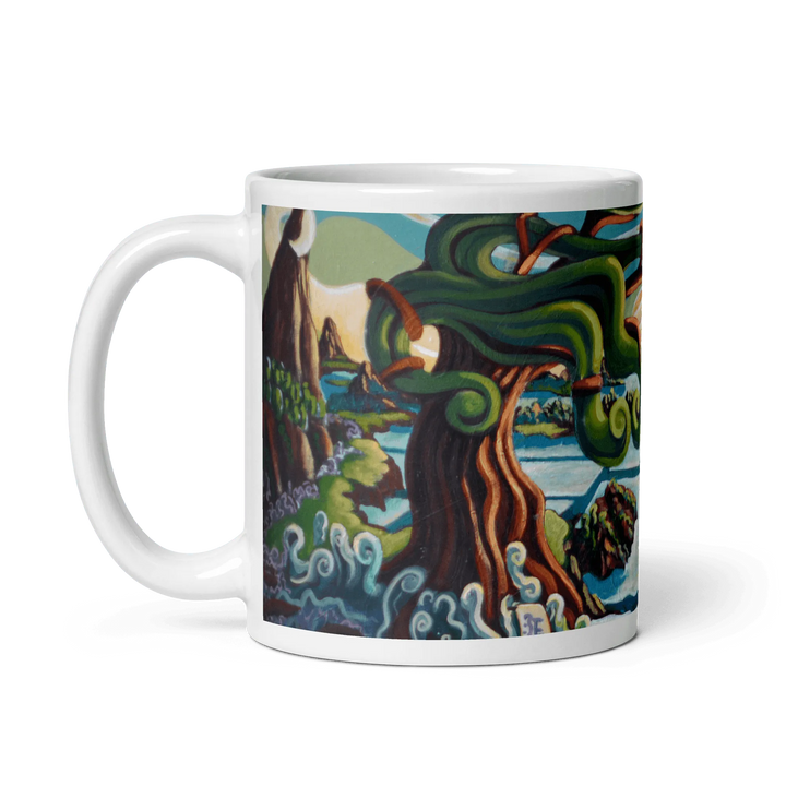 N82 - The Bonsai & The Sea of Fishtanks- Mug Panorama - Arte Caballero