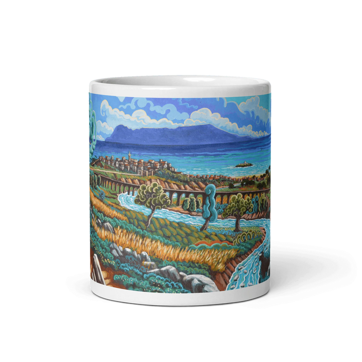 N9 - Rio de la Miel - Algeciras - Mug Panorama - Arte Caballero