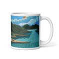 Load image into Gallery viewer, N90 - Lake walk in Castellar - Mug Panorama - Arte Caballero
