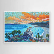 N2 - My Best Friend - Framed Canvas Art Print