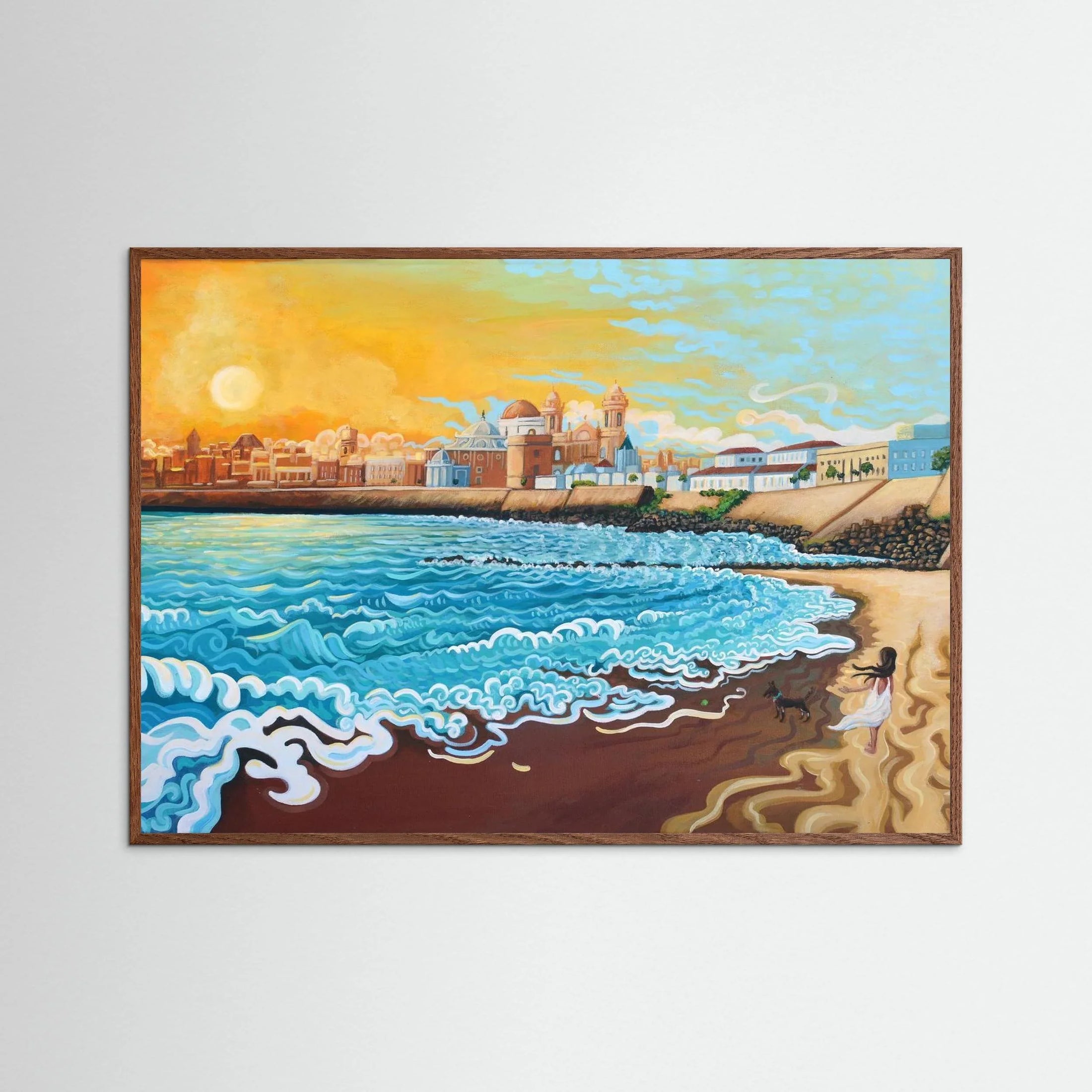 N212 - Cadiz - Framed Fine Art Paper Print