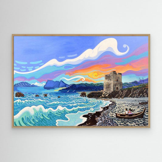 N149 - Torre de la Sal- Framed Canvas