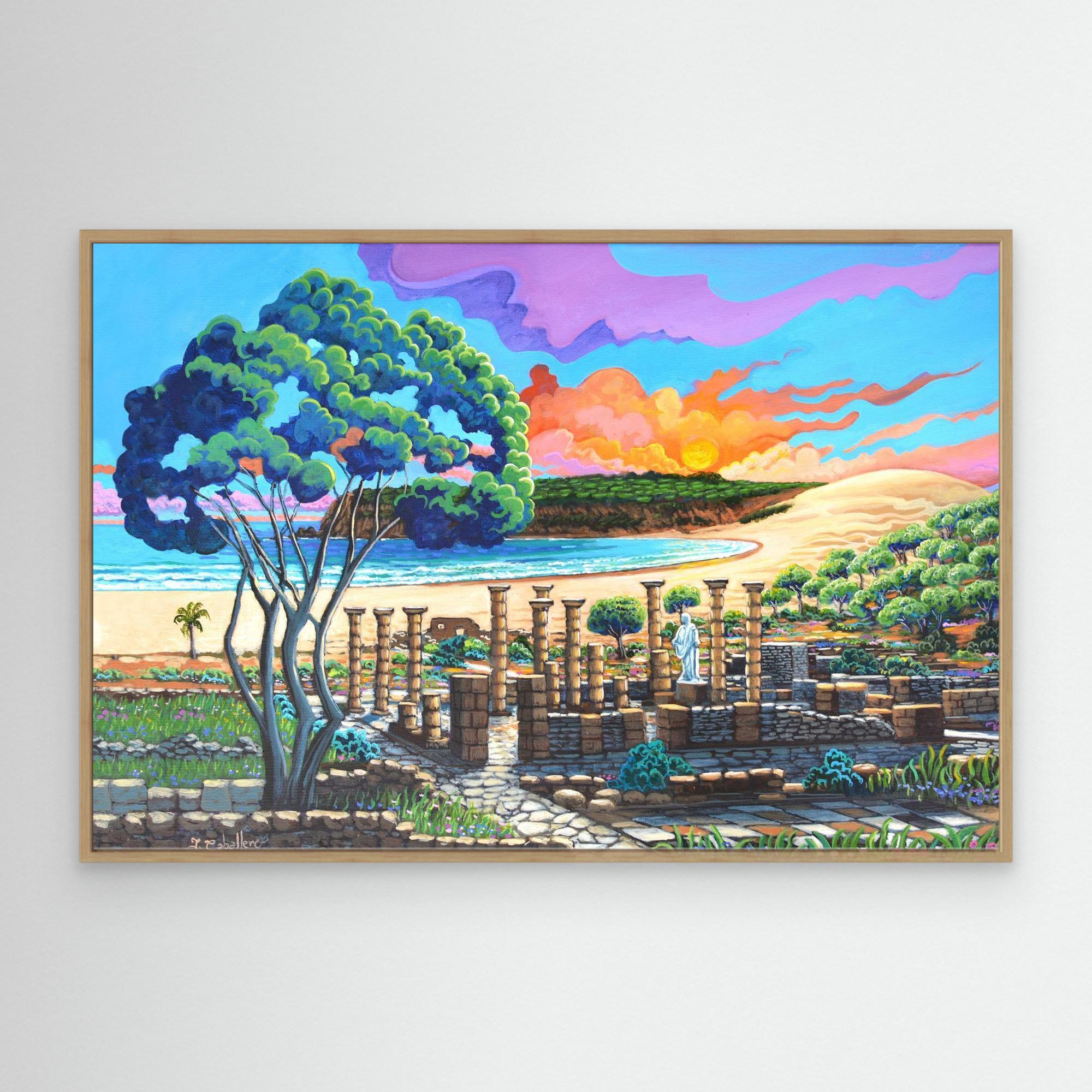 N146 - Baelo Claudia - Framed Canvas Art Print