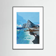 N206 - Playa el Sardinero - Fine Art Paper Print