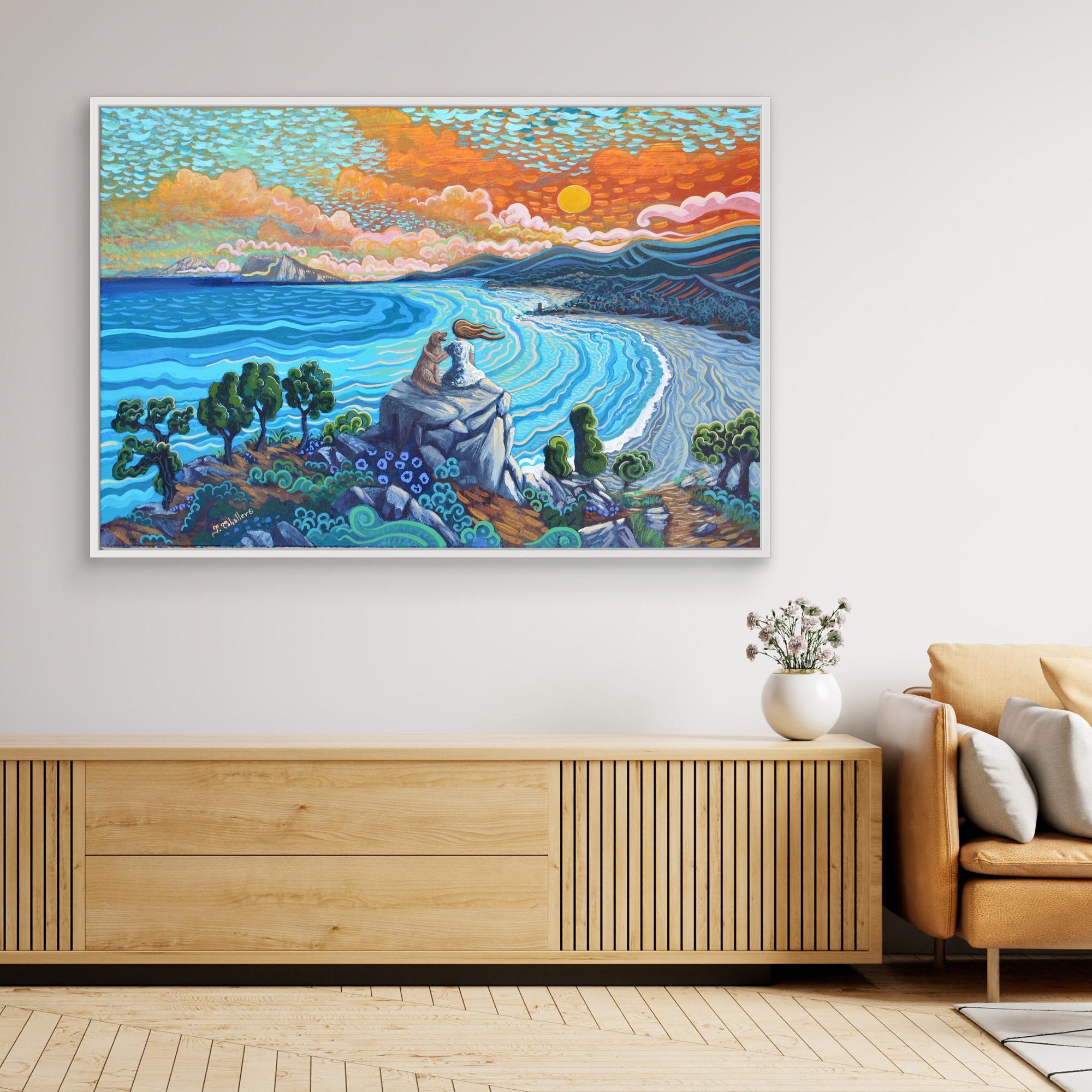 N2 - My Best Friend - Framed Canvas Art Print