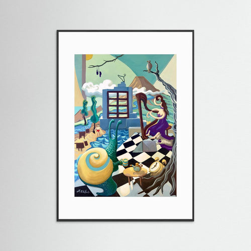 N231 - Algures onde o tempo escuta - Impressão Fine Art