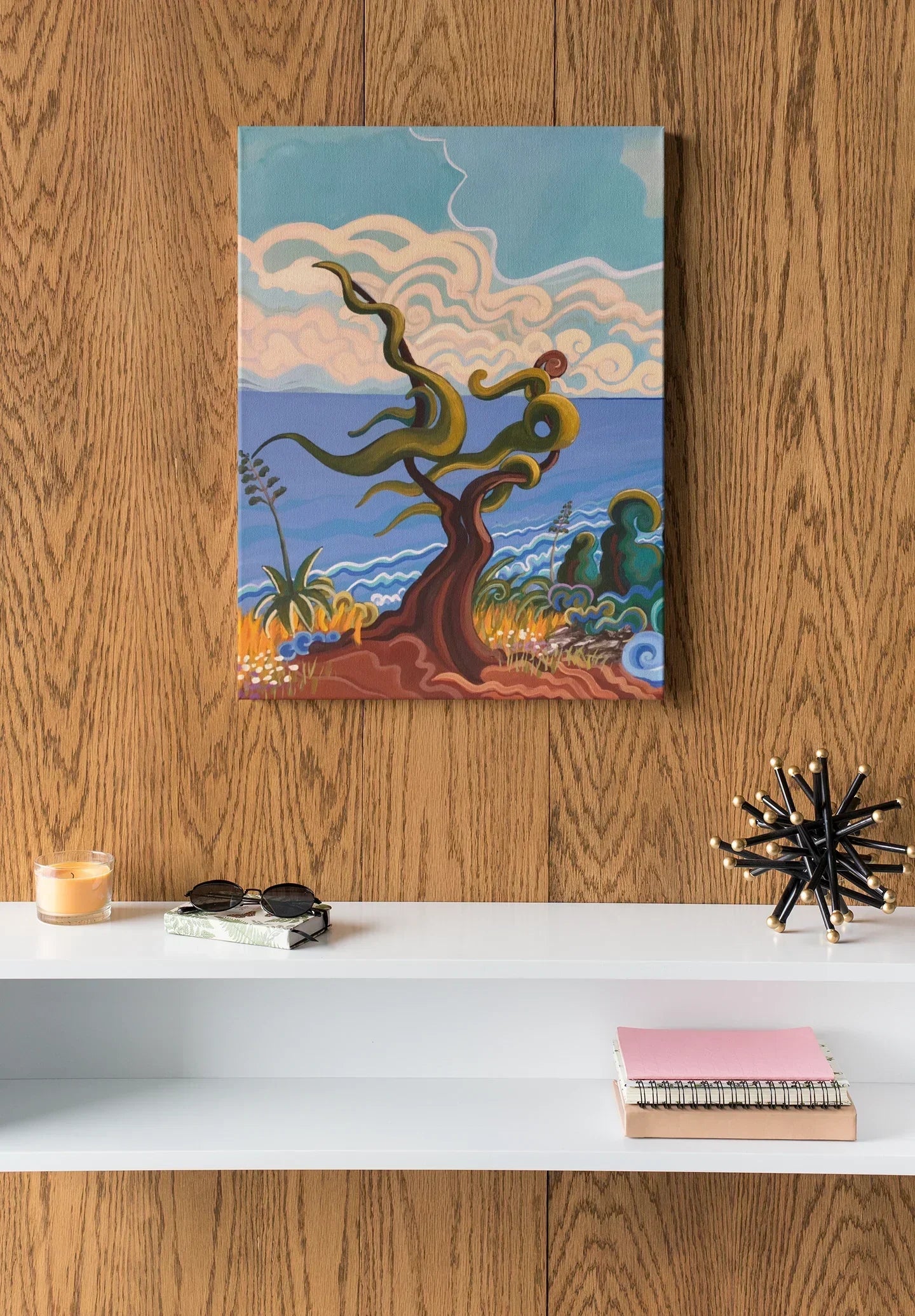 N25 -B - Viento de Poniente - (Westerly's wind) -  Square & Portrait - Canvas