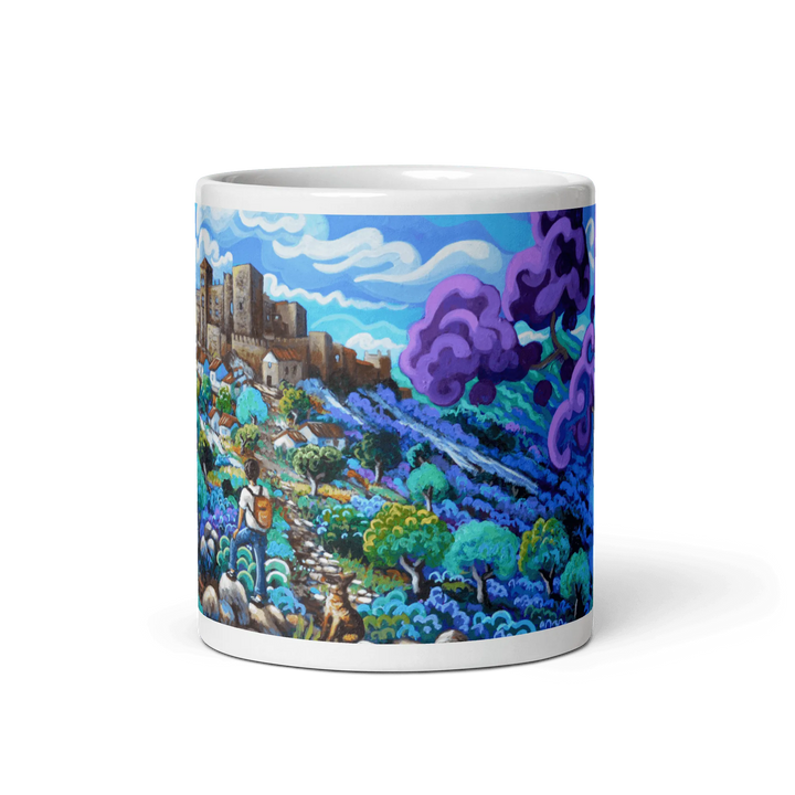 N141 - The castle of Castellar - Mug Panorama - Arte Caballero