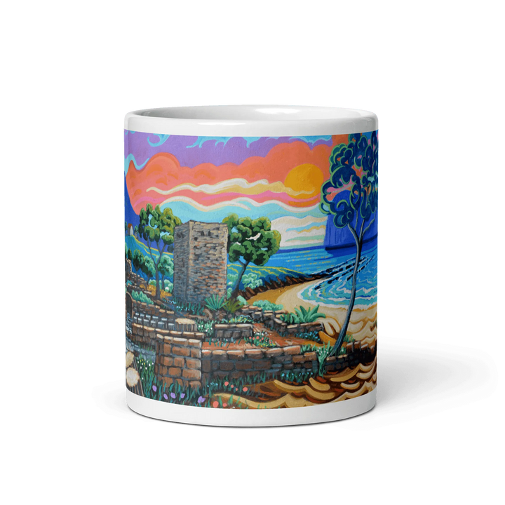 N148 - Carteia - Puente Mayorga - Mug Panorama - Arte Caballero