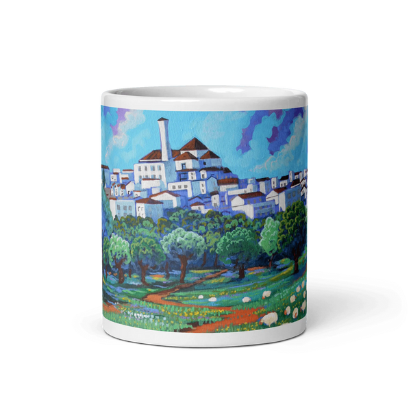 N144 - El perro de San Roque - Mug Panorama - Arte Caballero