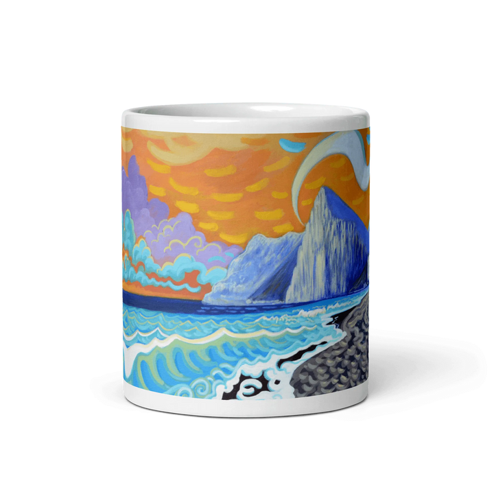 N145 - Golden sunrise - Mug Panorama - Arte Caballero