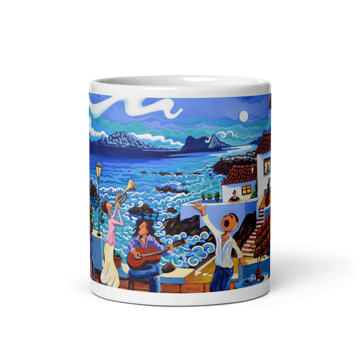 N154 - Mediterranean Serenade - Mug Panorama - Arte Caballero