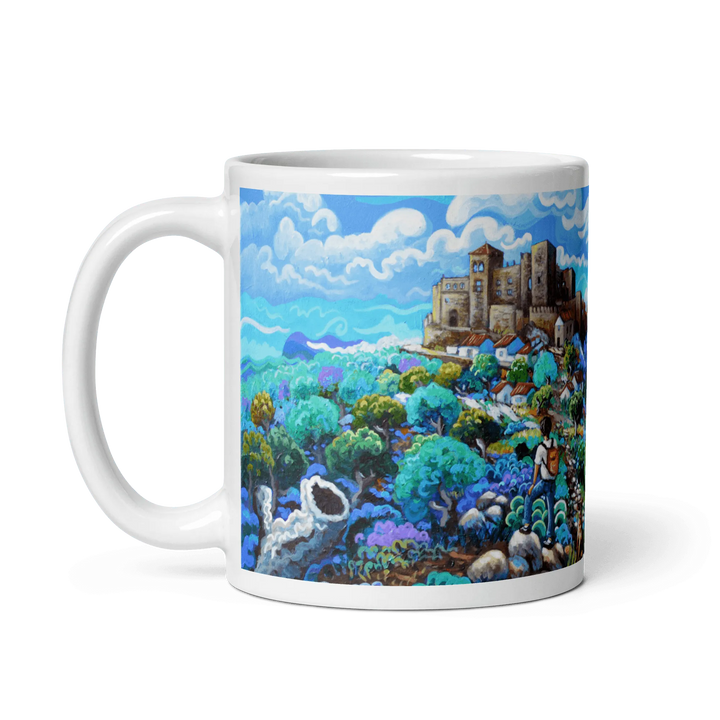 N141 - The castle of Castellar - Mug Panorama - Arte Caballero