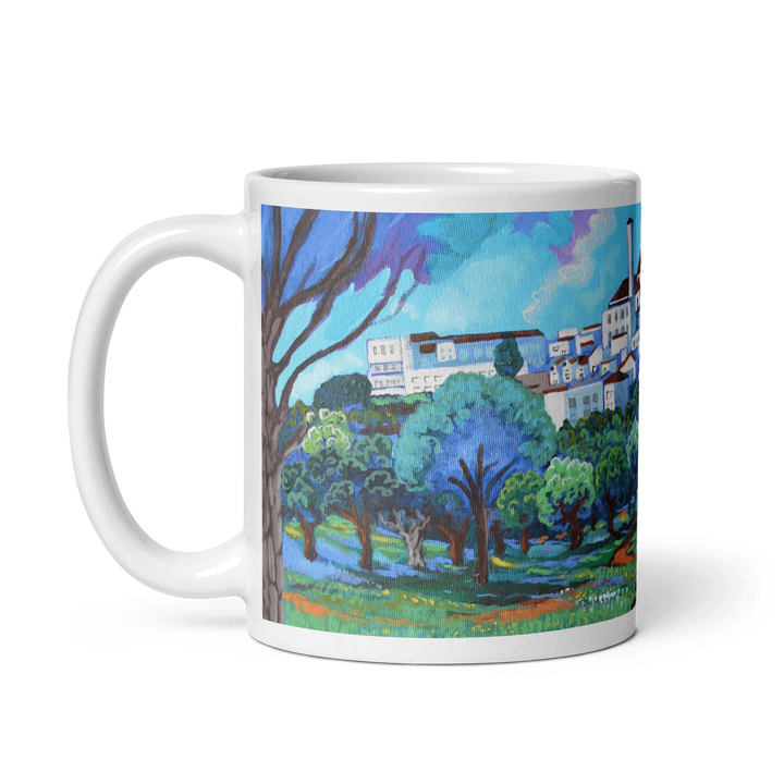 N144 - El perro de San Roque - Mug Panorama - Arte Caballero