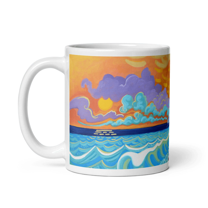 N145 - Golden sunrise - Mug Panorama - Arte Caballero