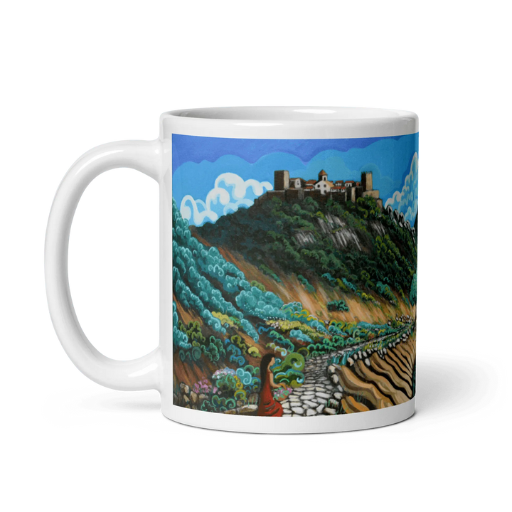 N90 - Lake walk in Castellar - Mug Panorama - Arte Caballero