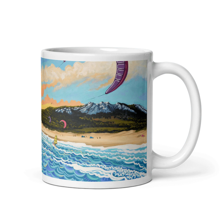 N151 - Kite surfing Tarifa - Mug Panorama - Arte Caballero