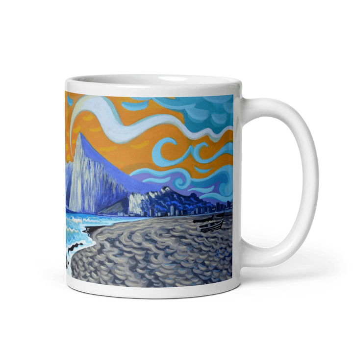 N145 - Golden sunrise - Mug Panorama - Arte Caballero