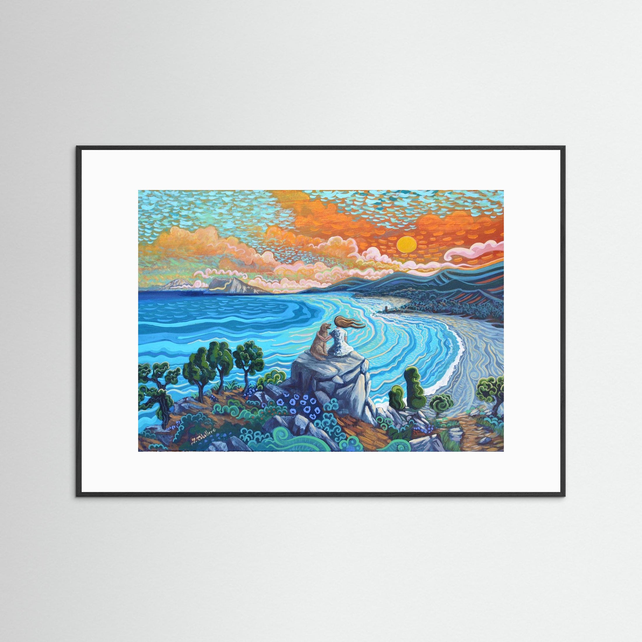 N2 - My Best Friend - Framed Fine Art Paper Print