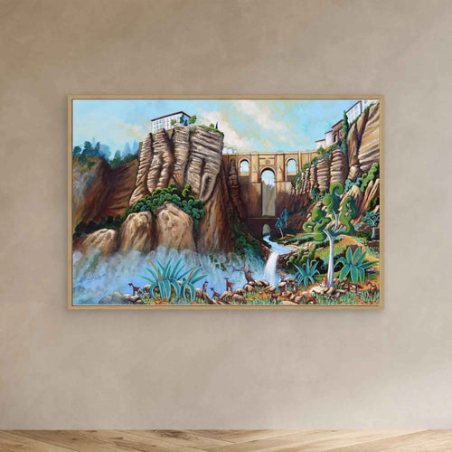 N218 - Ronda - Framed Canvas Art Print