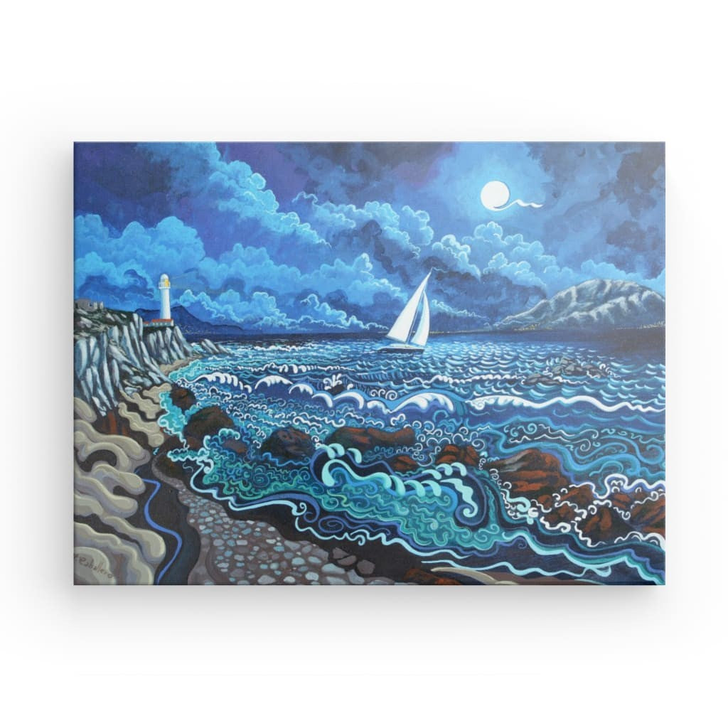 N29- Lighthouses of the Strait - Canvas