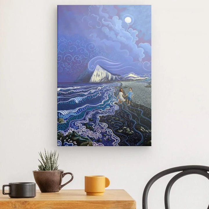 N47 - Under the Full Moon - Canvas - Arte Caballero