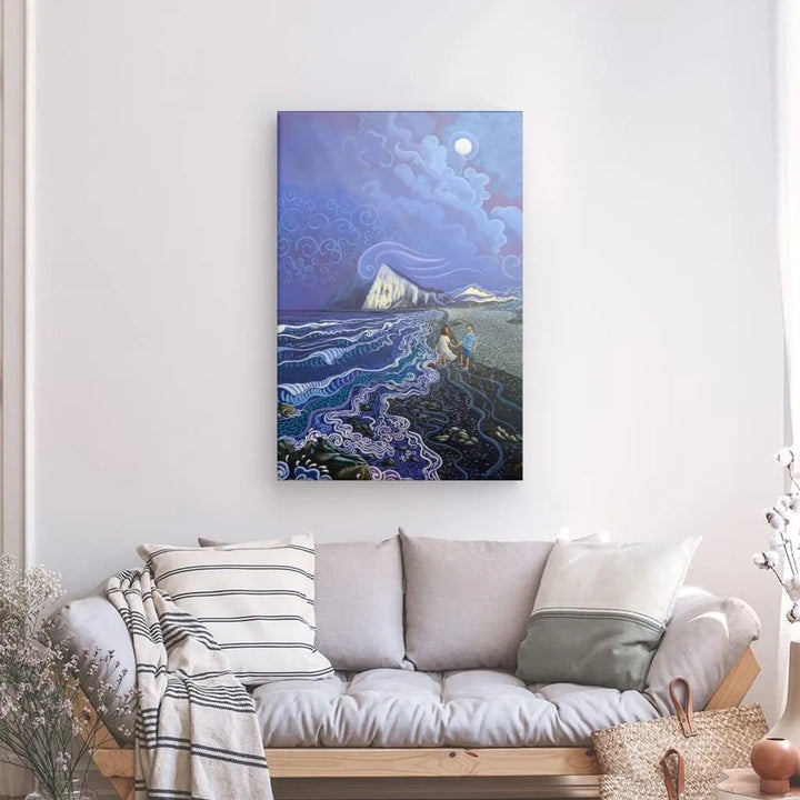 N47 - Under the Full Moon - Canvas - Arte Caballero