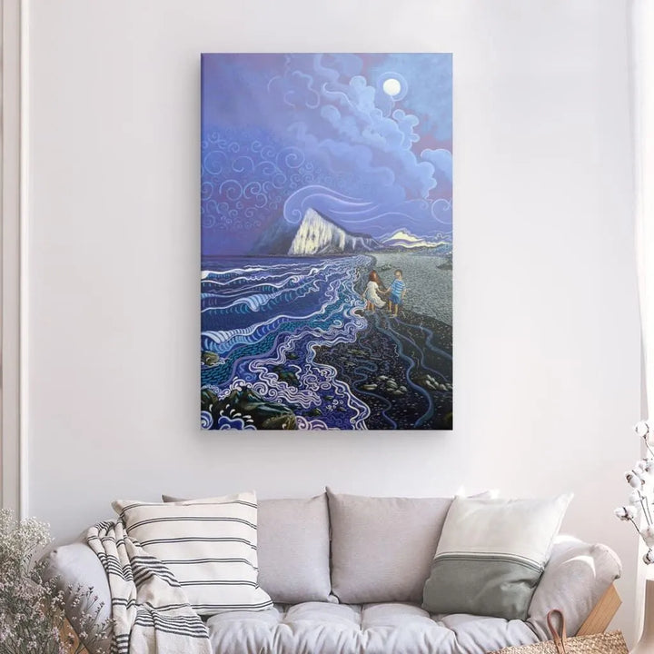 N47 - Under the Full Moon - Canvas - Arte Caballero