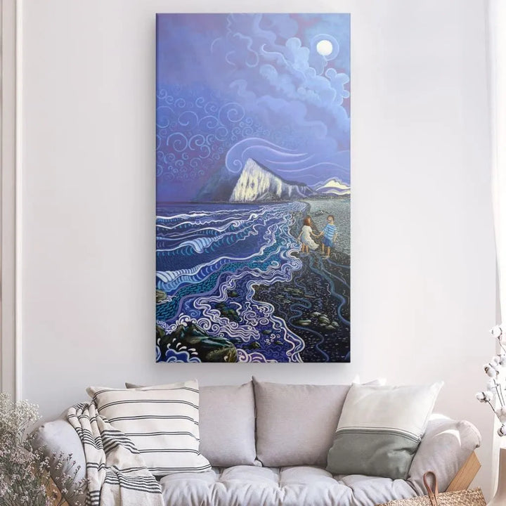 N47 - Under the Full Moon - Canvas - Arte Caballero