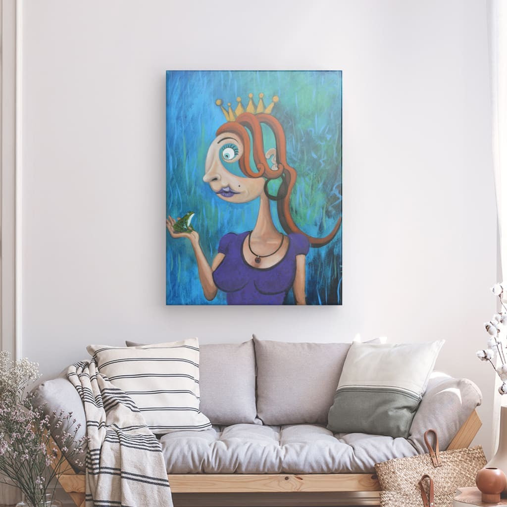 N123 -  The Twisted Princess - Canvas