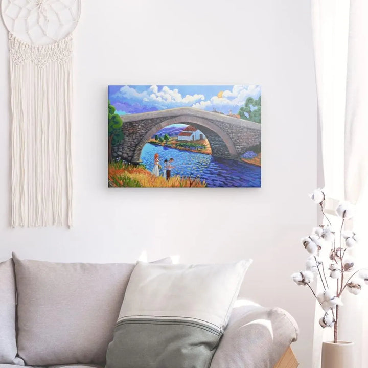 N138 - Roman Bridge - Canvas - Arte Caballero