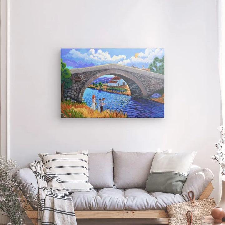 N138 - Roman Bridge - Canvas - Arte Caballero