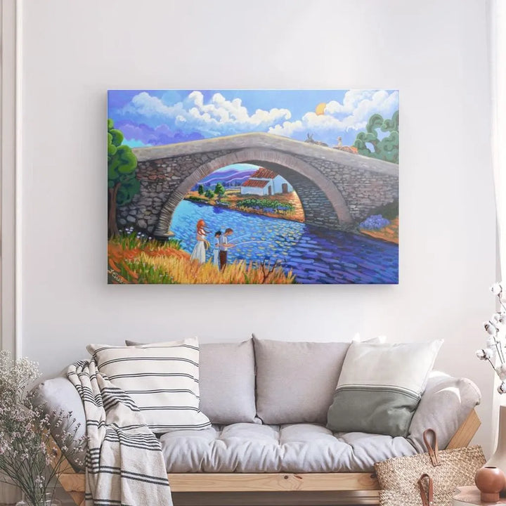 N138 - Roman Bridge - Canvas - Arte Caballero